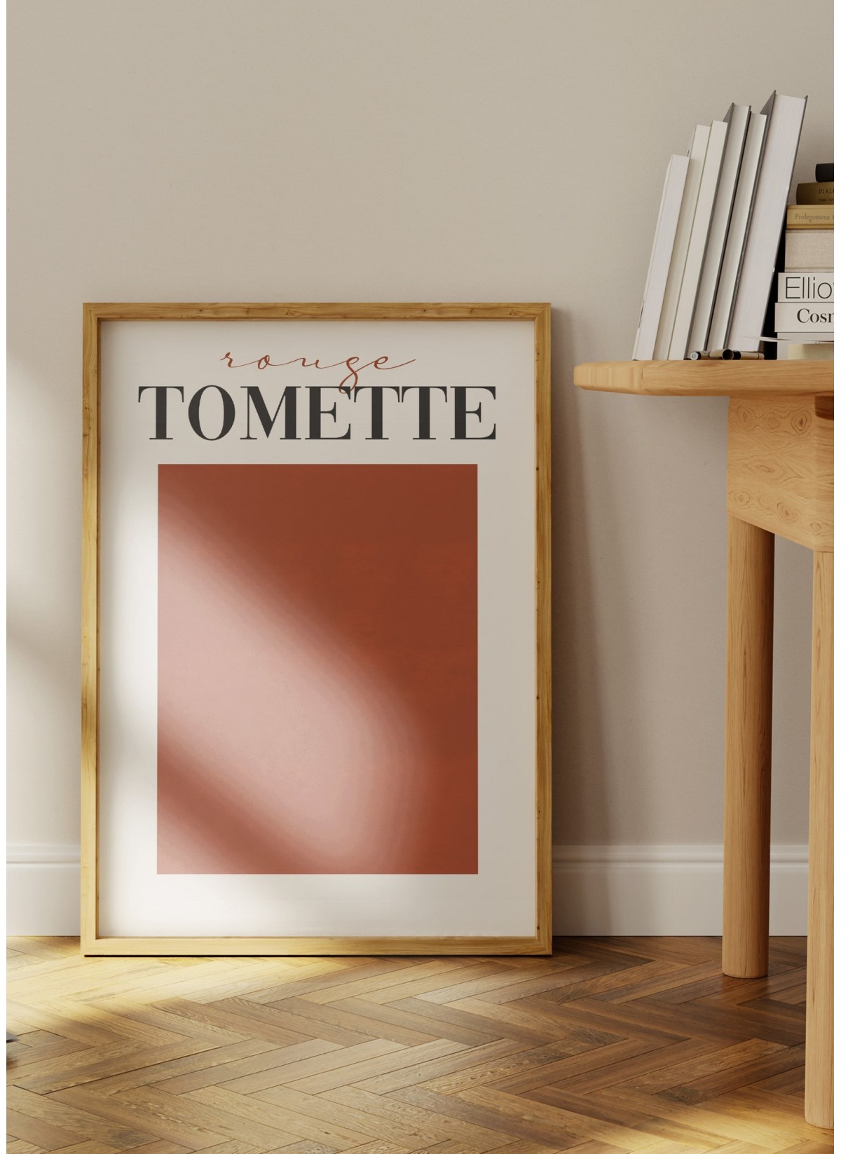 Affiche Rouge Tomette