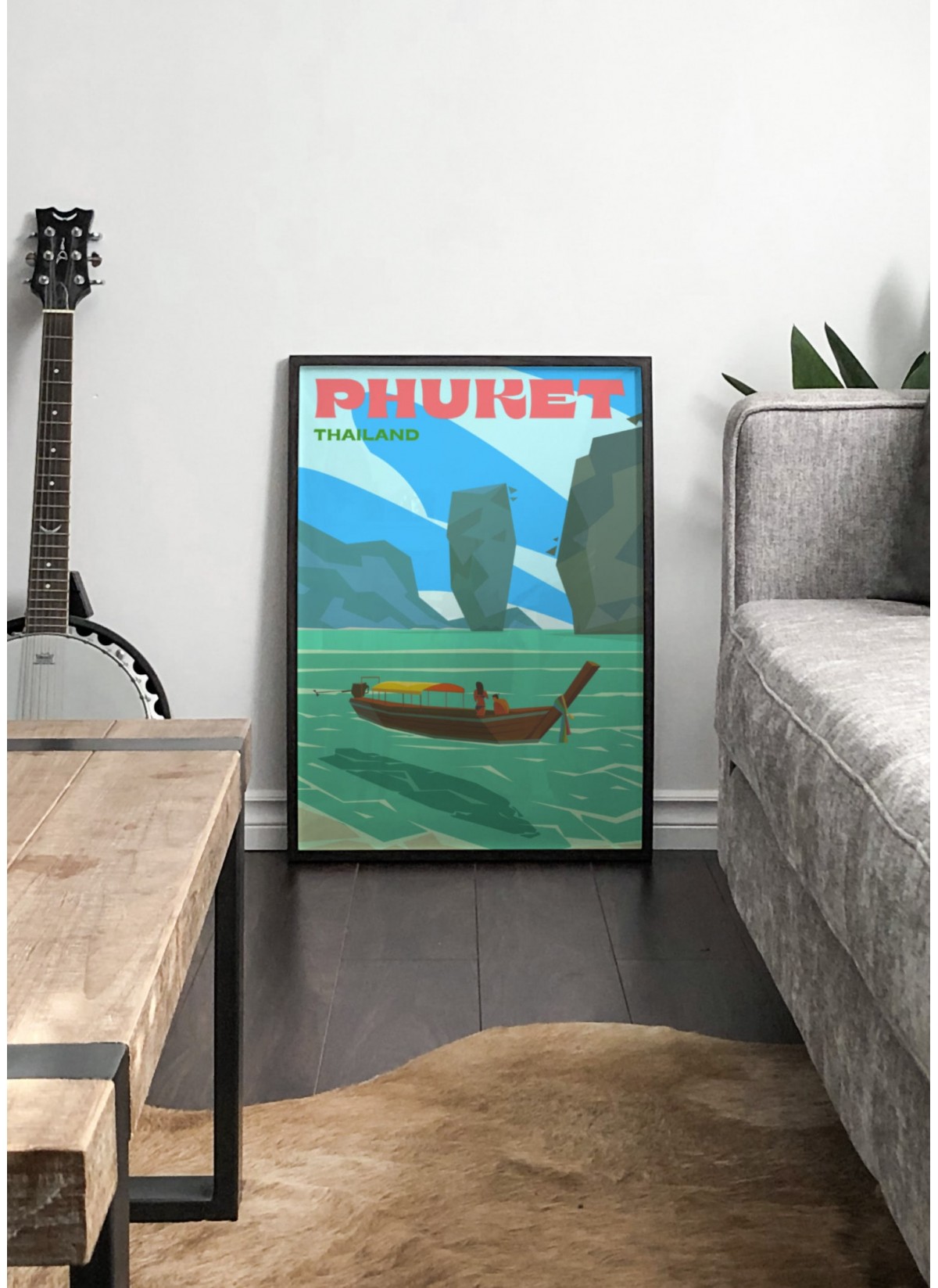 Affiche ville Phuket