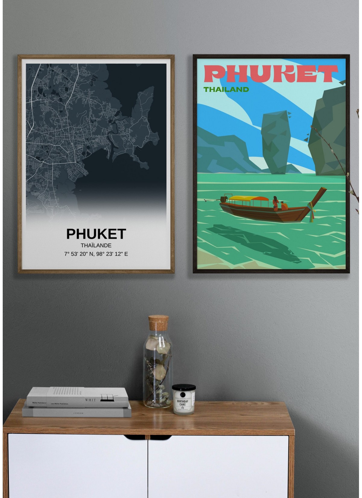 Affiche ville Phuket