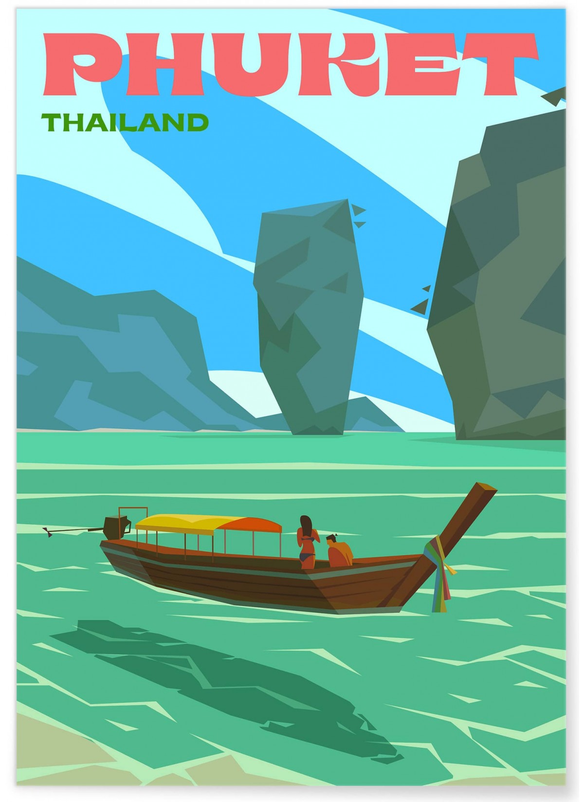 Affiche ville Phuket