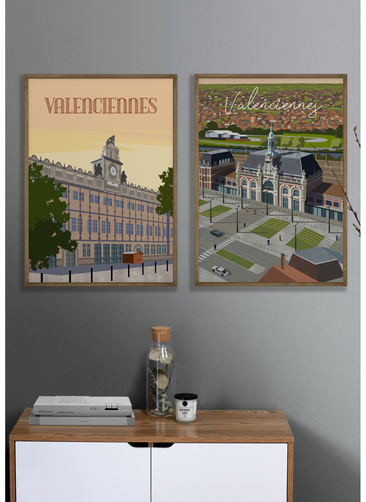 Affiche ville Valenciennes 2