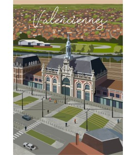 Affiche ville Valenciennes 2