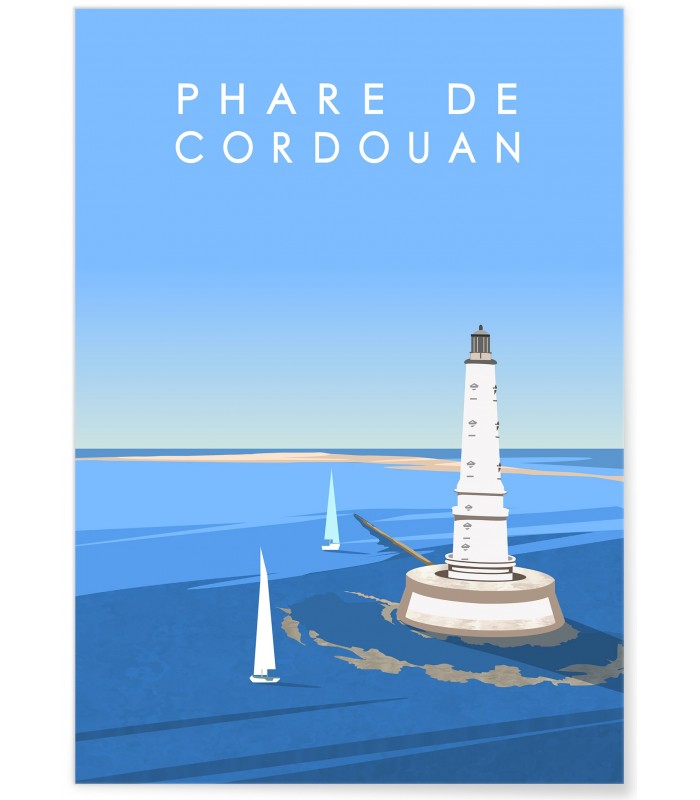 Affiche Phare de Cordouan