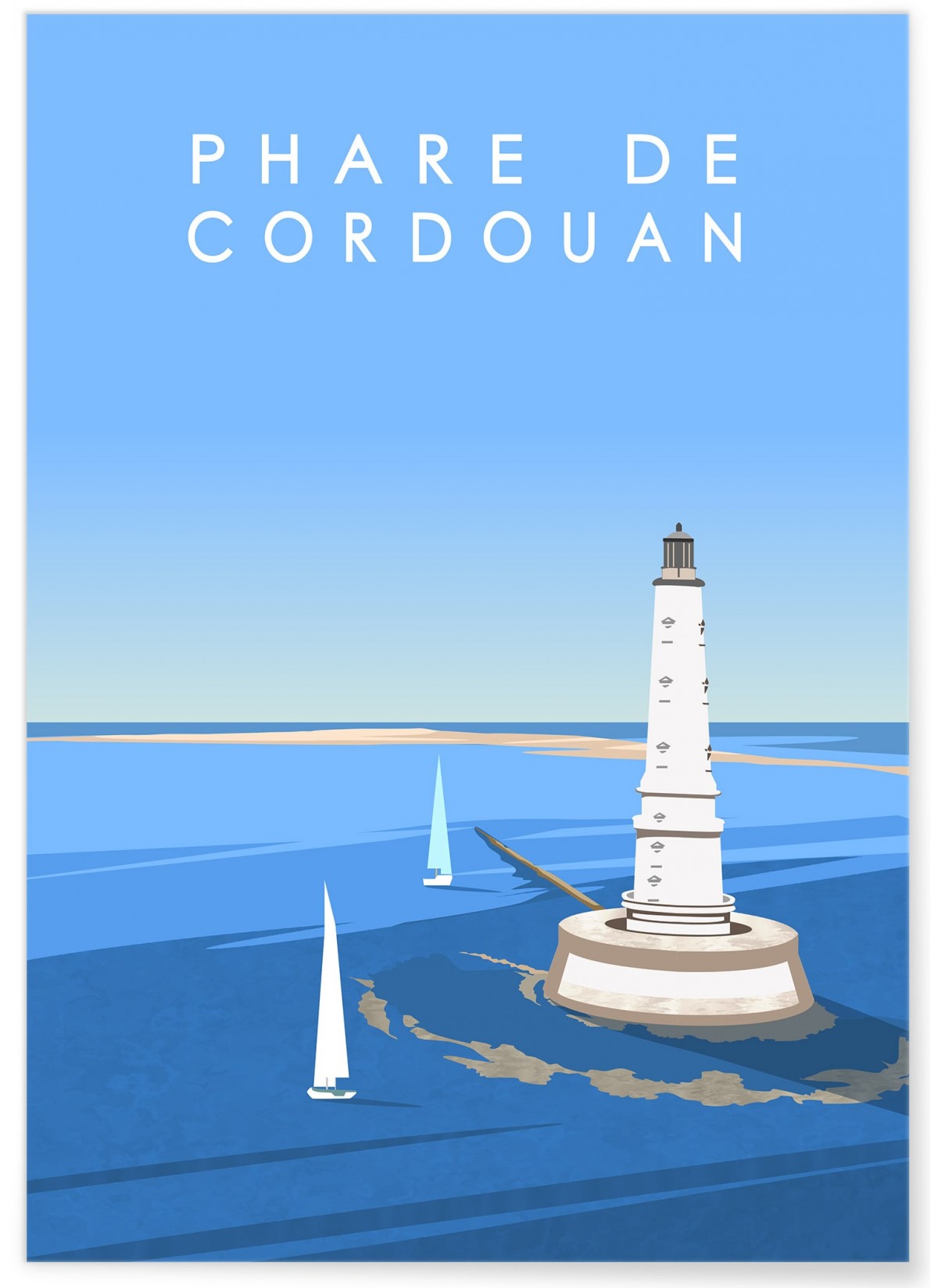 Affiche Phare de Cordouan
