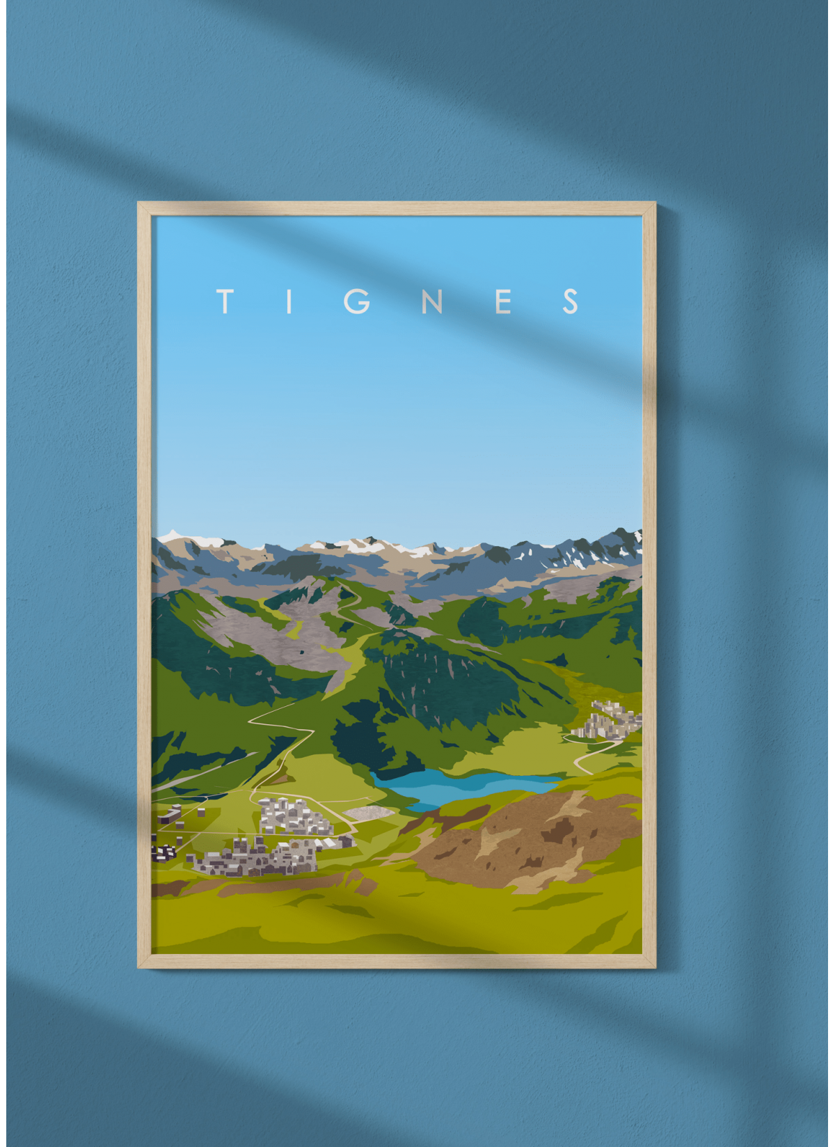 Affiche ville Tignes