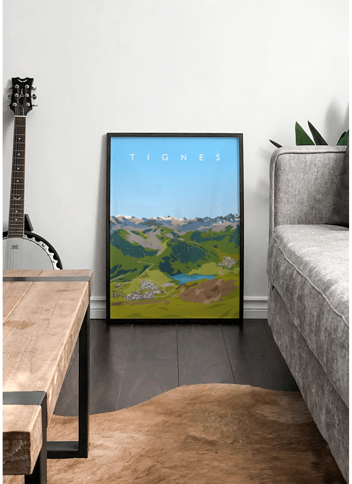 Affiche ville Tignes