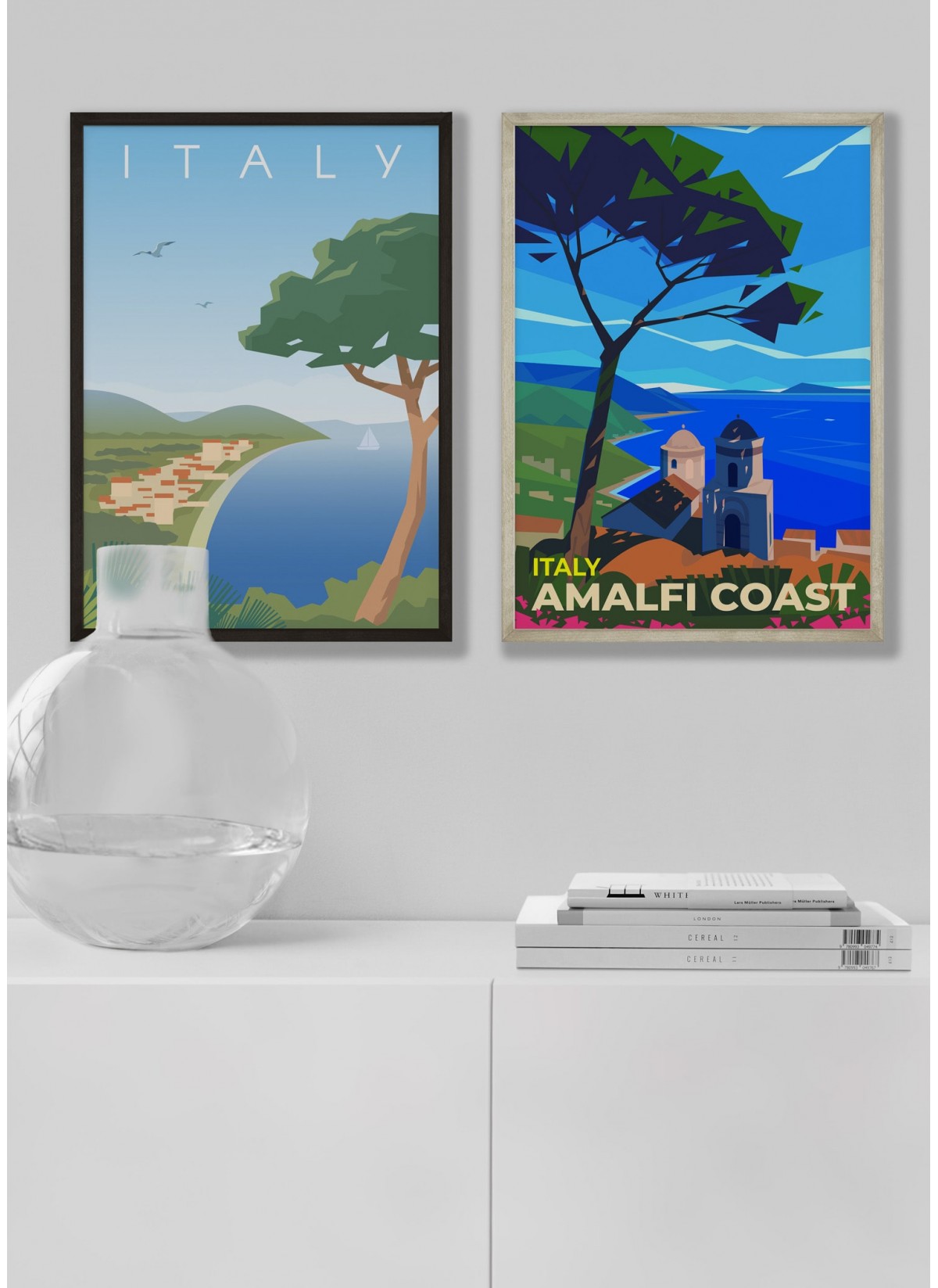 Affiche Italie - Côte Amalfitaine