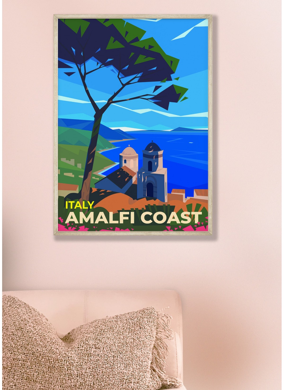 Affiche Italie - Côte Amalfitaine