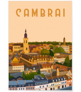 Affiche ville Cambrai