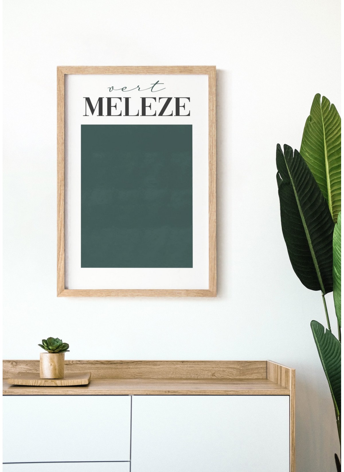 Affiche Vert Mélèze