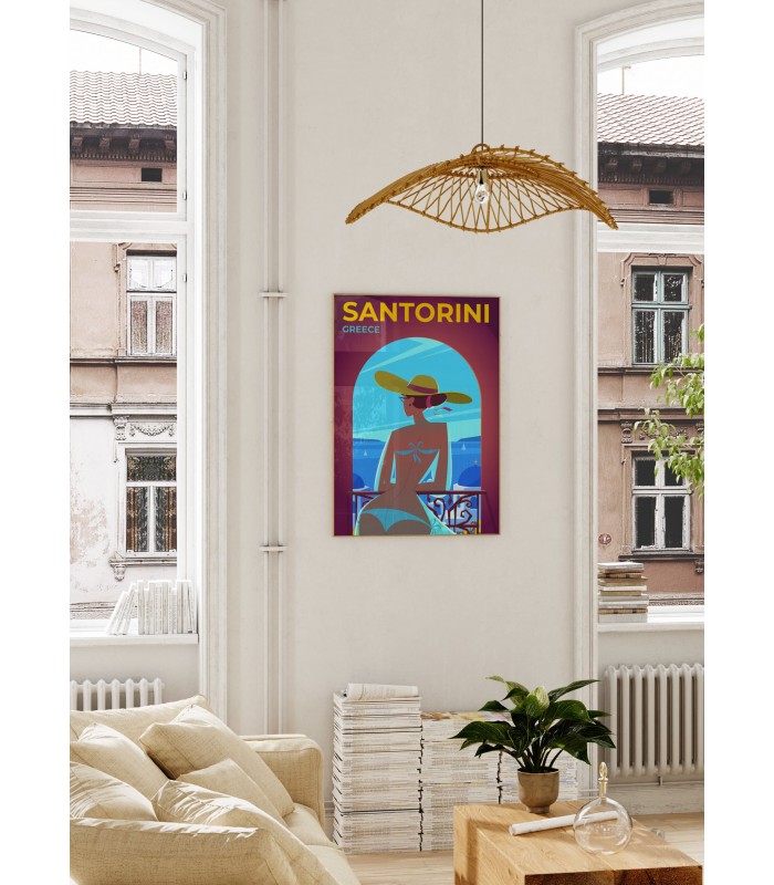 Affiche Grèce - Santorin