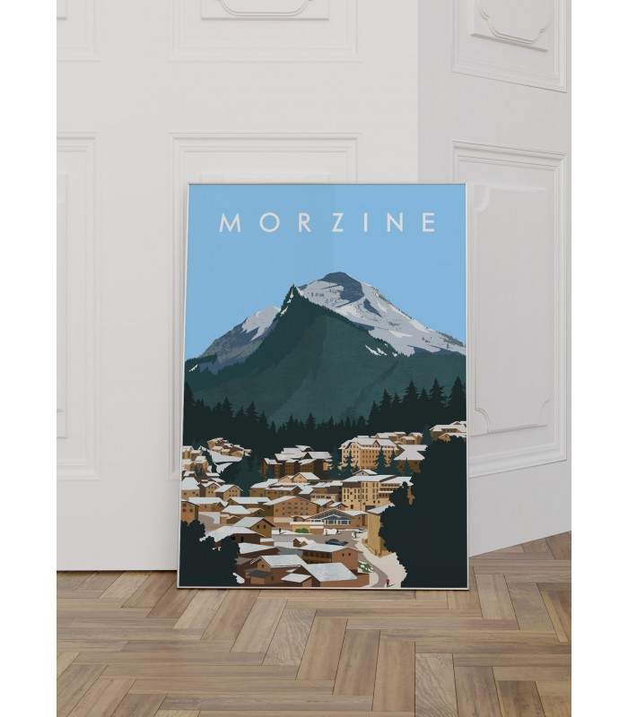 Affiche ville Morzine