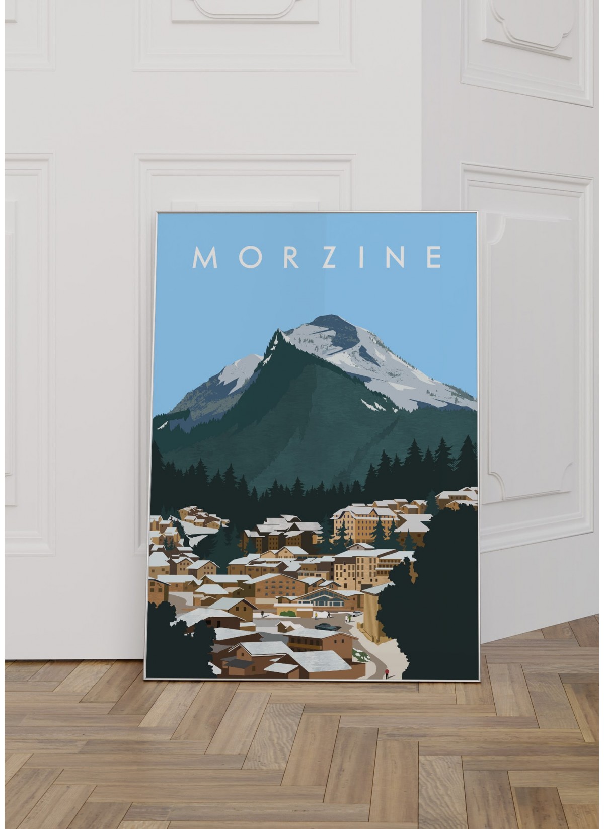 Affiche ville Morzine