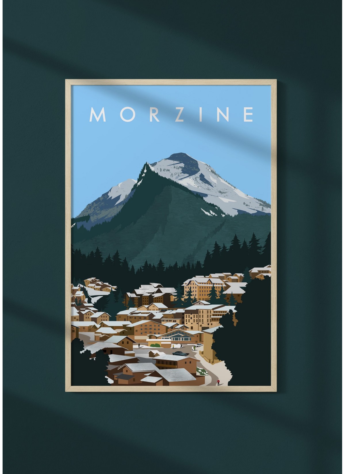 Affiche ville Morzine