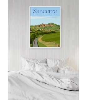 Affiche ville Sancerre