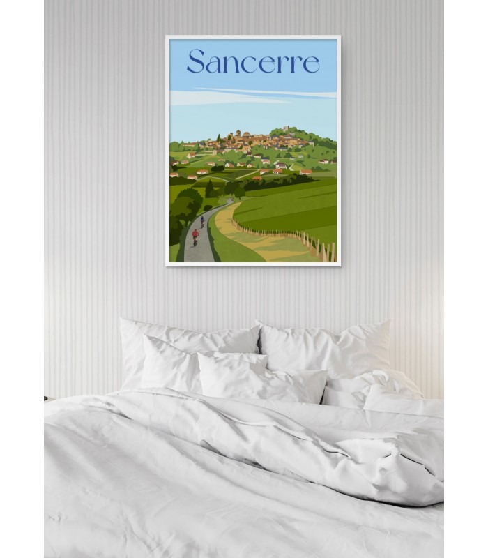 Affiche ville Sancerre