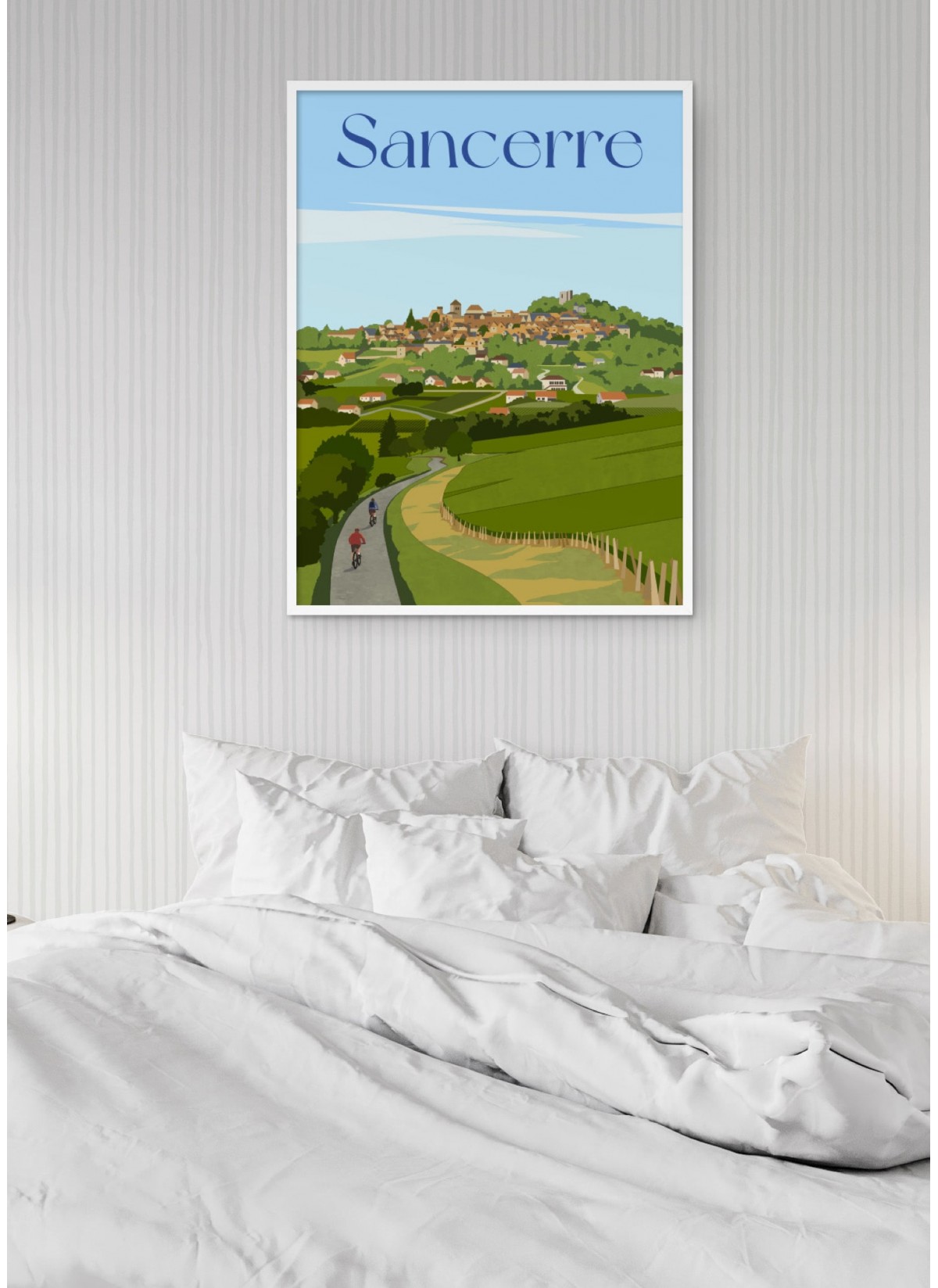 Affiche ville Sancerre