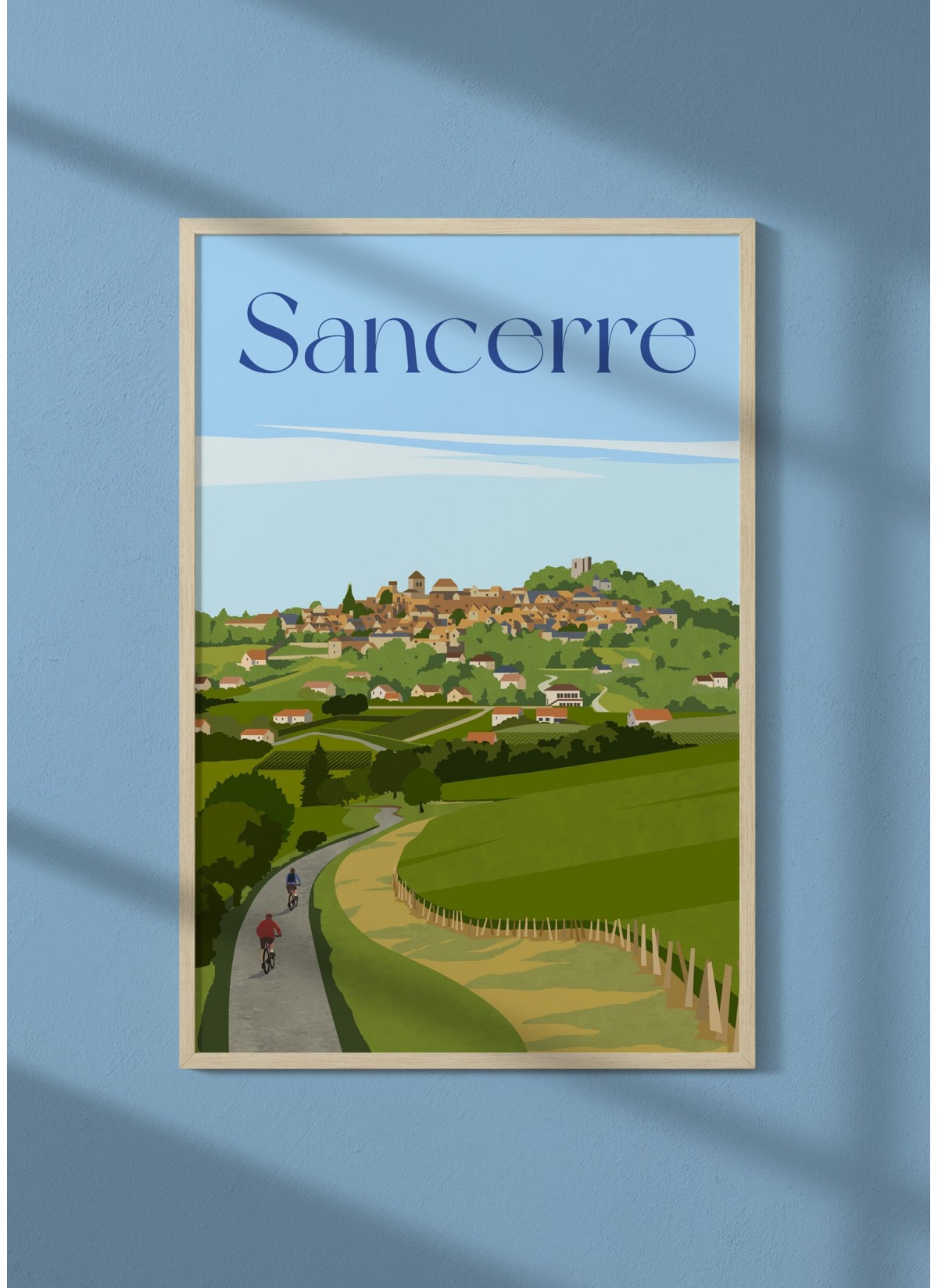 Affiche ville Sancerre