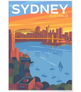 Affiche ville Sydney 3