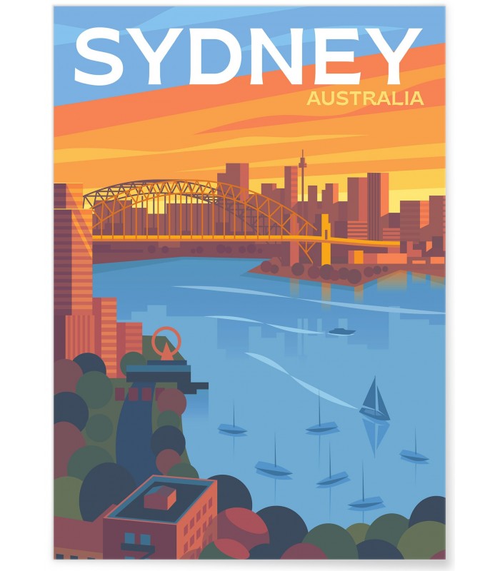 Affiche ville Sydney 3