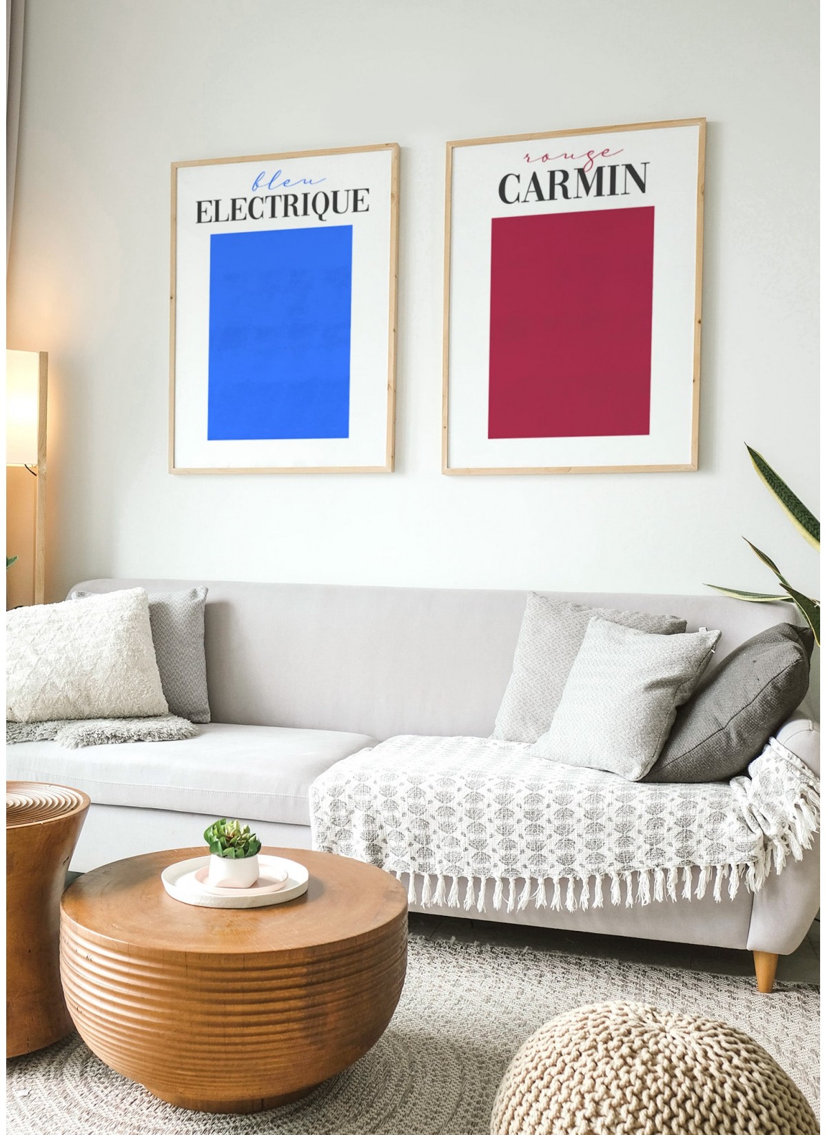 Affiche Rouge Carmin