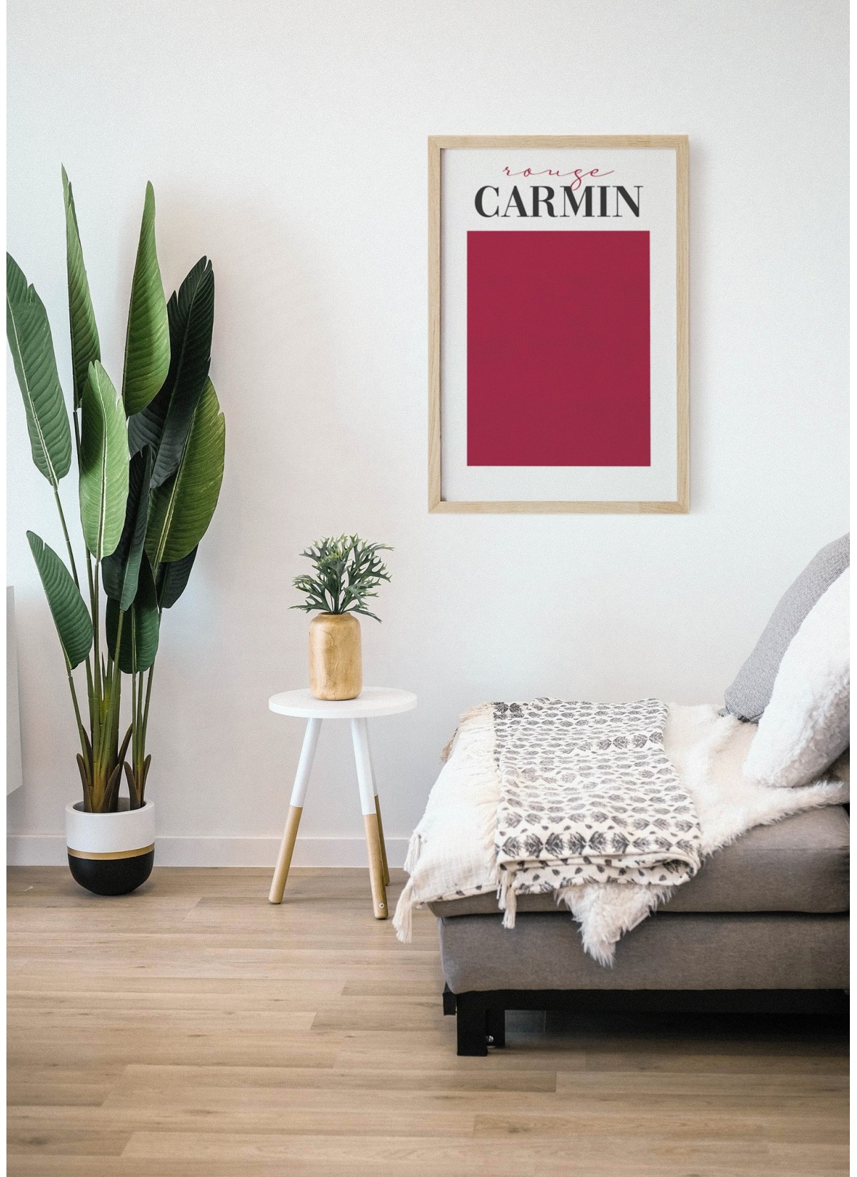 Affiche Rouge Carmin