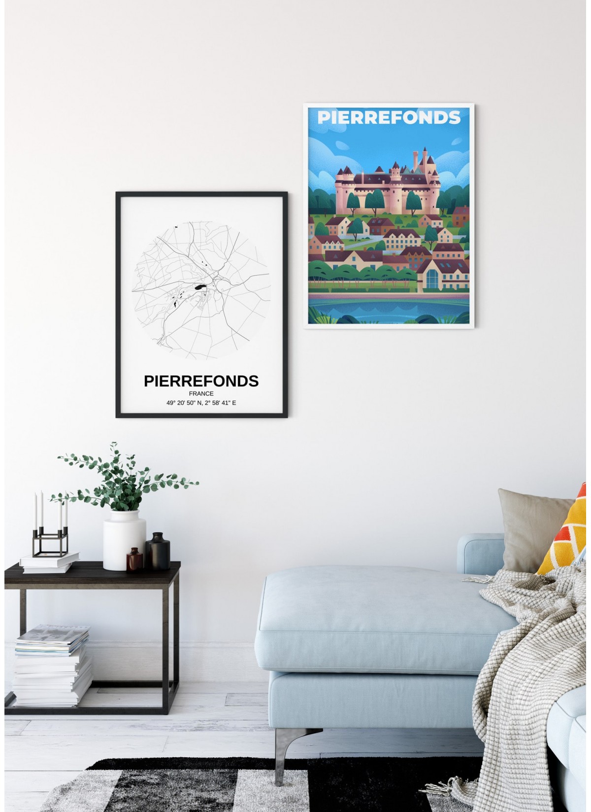 Affiche ville Pierrefonds