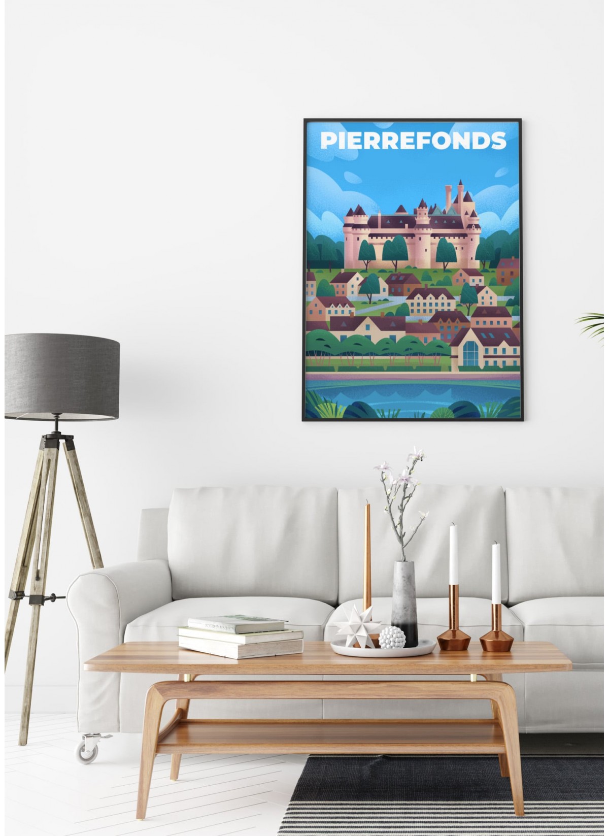 Affiche ville Pierrefonds