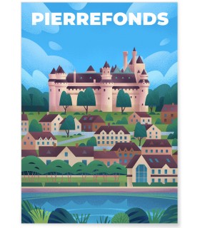 Affiche ville Pierrefonds