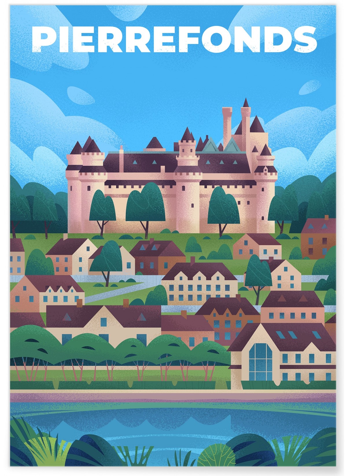 Affiche ville Pierrefonds