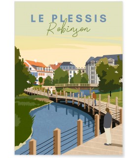 Affiche ville Le Plessis-Robinson