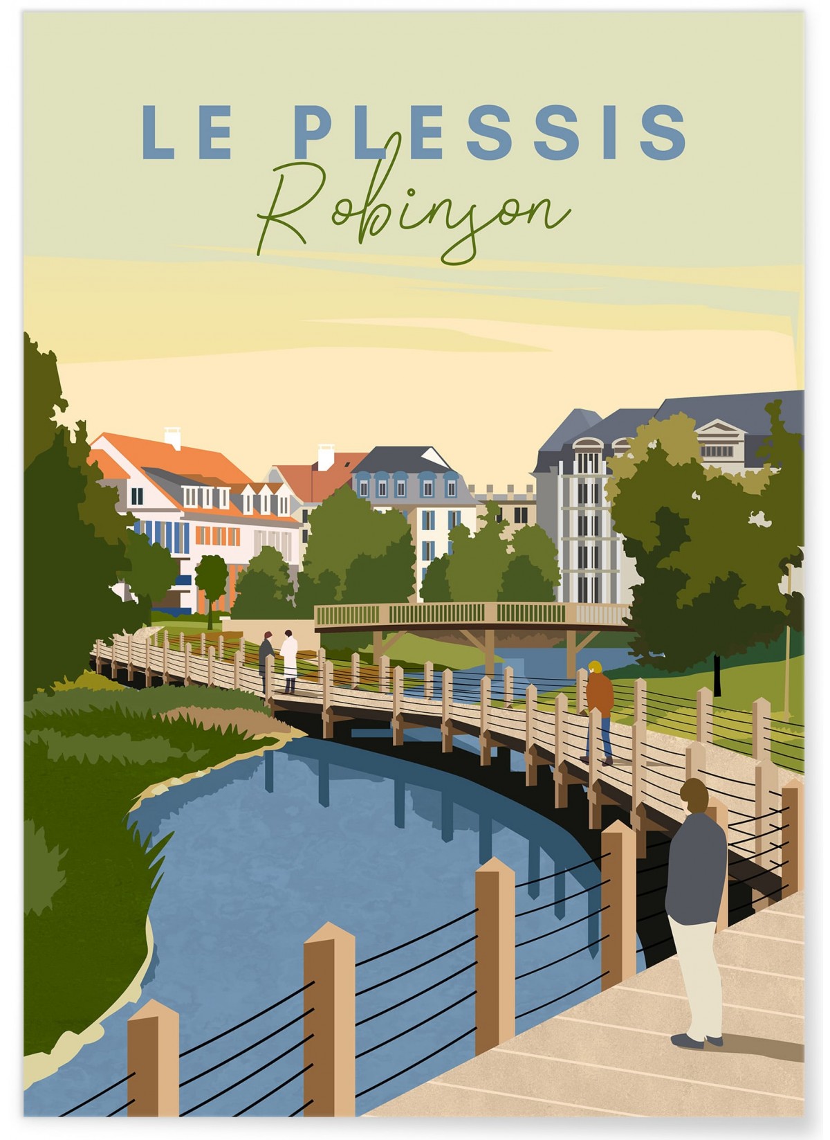 Affiche ville Le Plessis-Robinson
