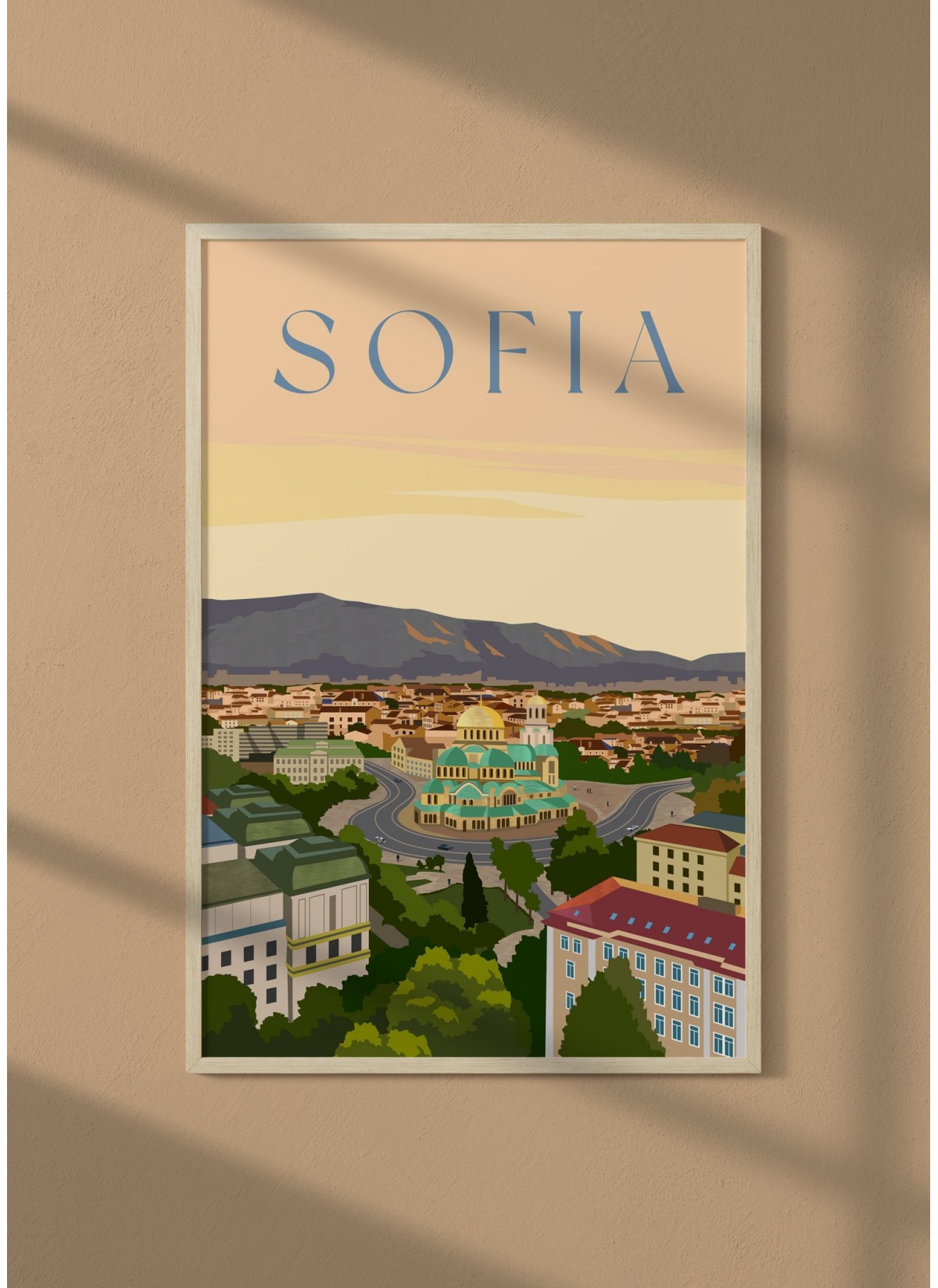 Affiche ville Sofia