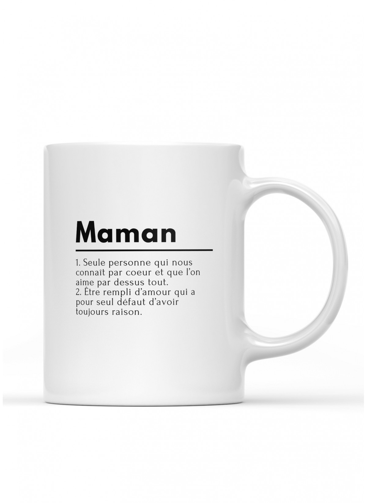 Mug Maman Définition Humour Tasse Maman Cadeau Rigolo Original