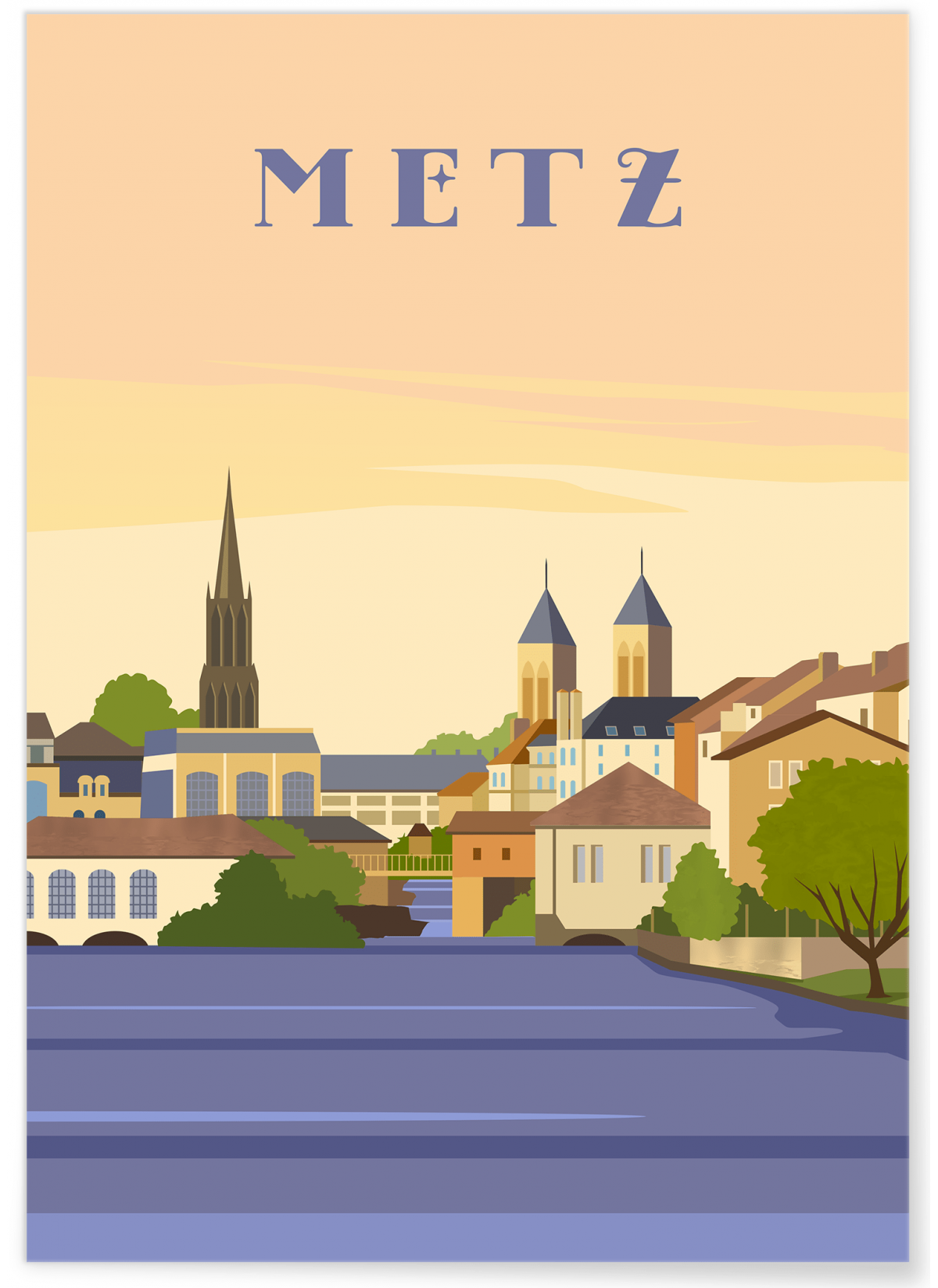 Poster ville Metz 2