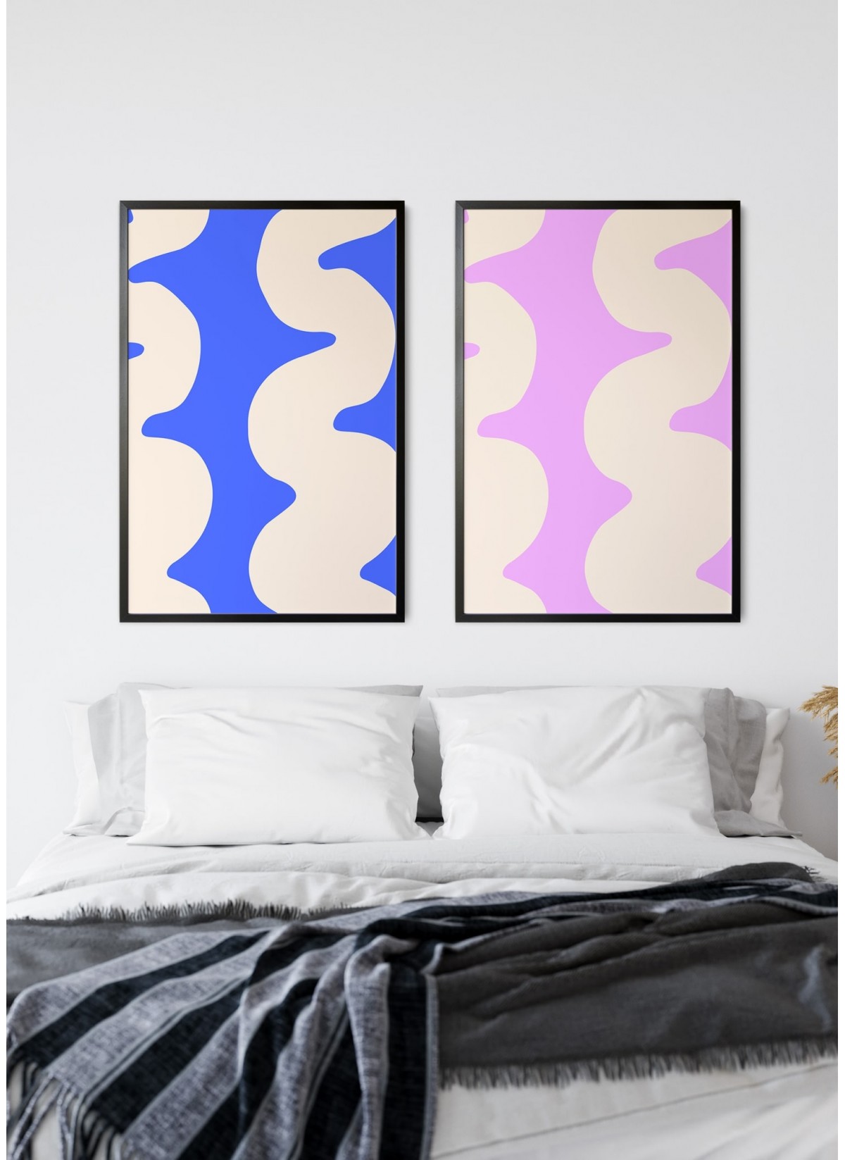 Affiche Wave Bleue