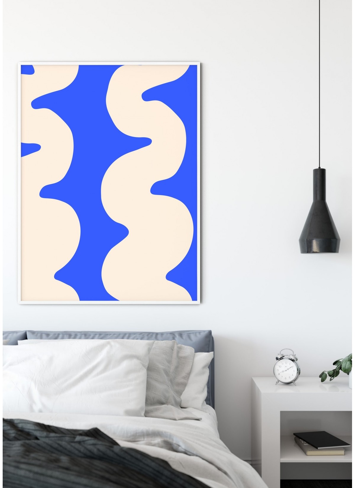 Affiche Wave Bleue