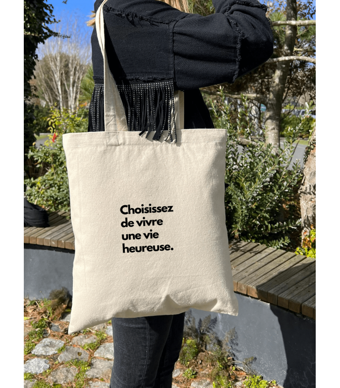 Tote Bag Choisissez de vivre