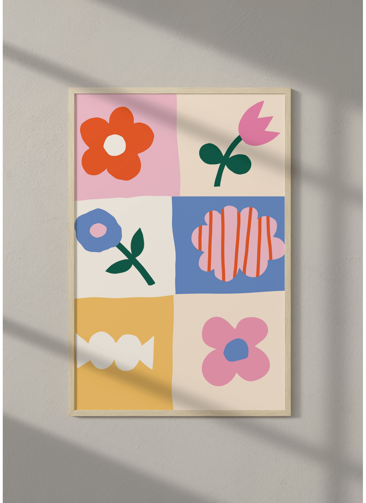 Affiche Abstract flowers