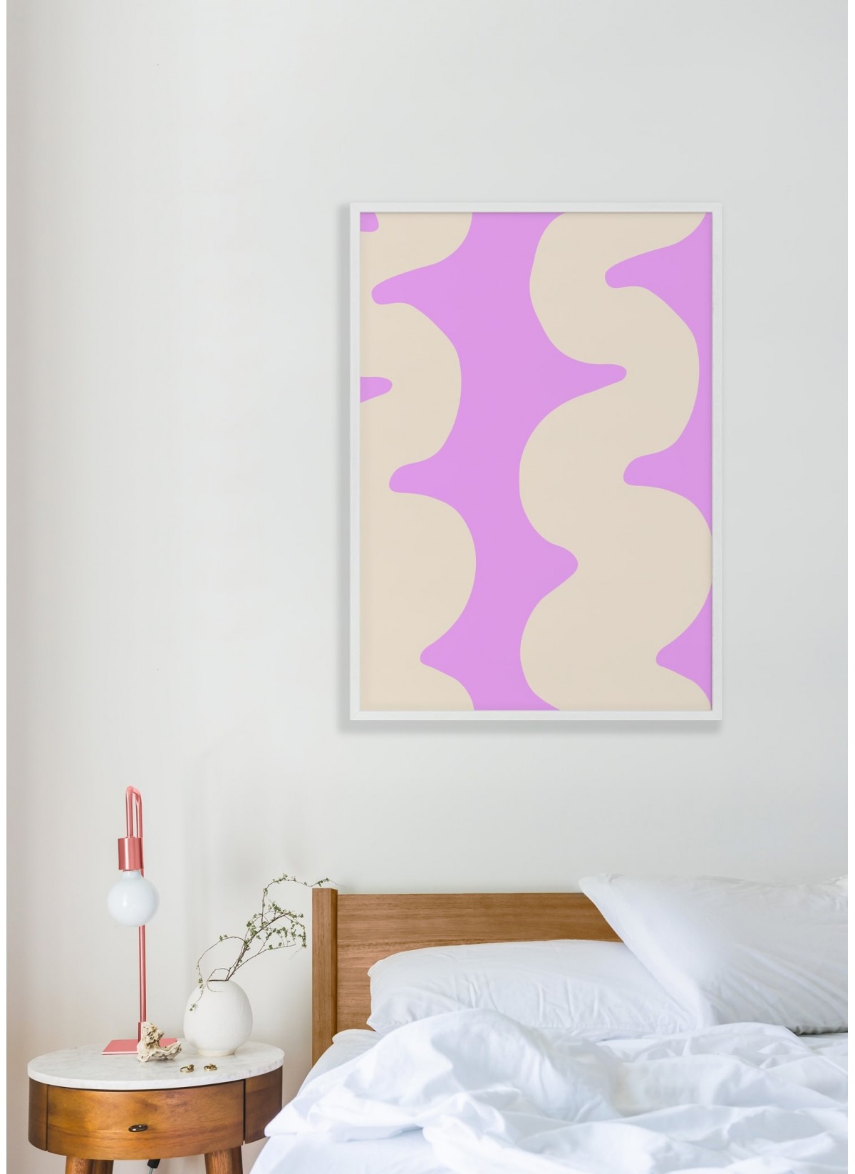 Affiche Wave Rose