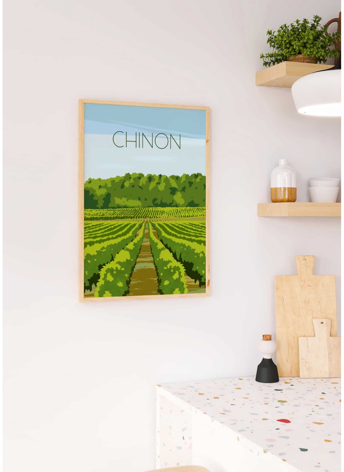 Affiche vignes à personnaliser |  L’Afficherie