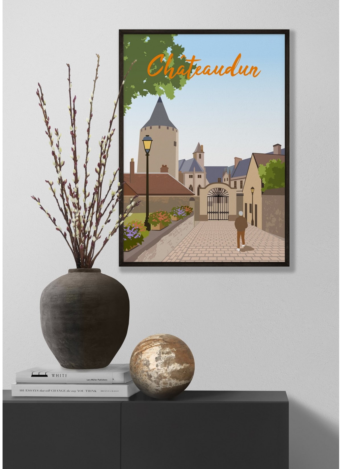 Affiche ville Châteaudun