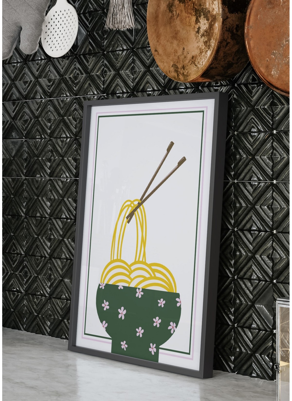 Affiche Nouilles chinoises