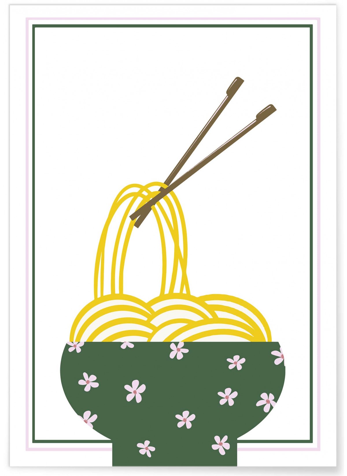 Affiche Nouilles chinoises