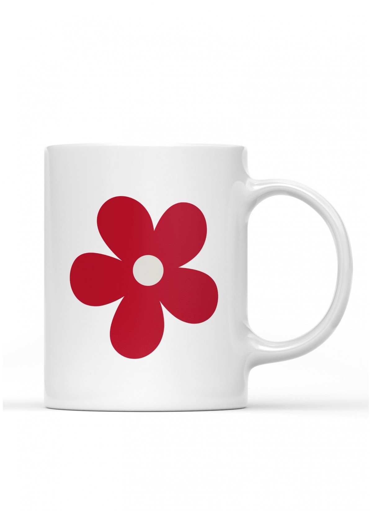 Mug Fleur rouge