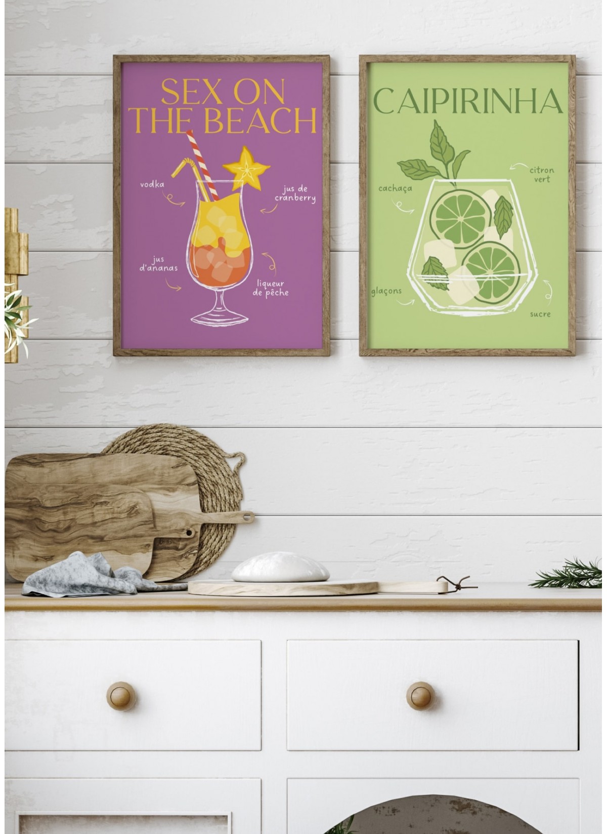 Affiche Cocktail Caipirinha 2