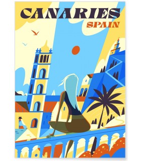 Affiche Îles Canaries