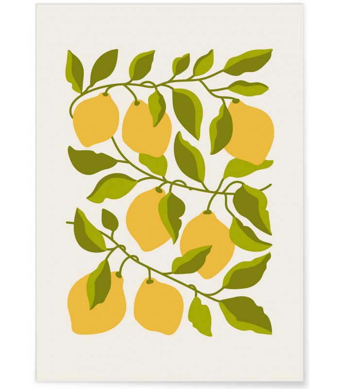 Affiche Citronnier