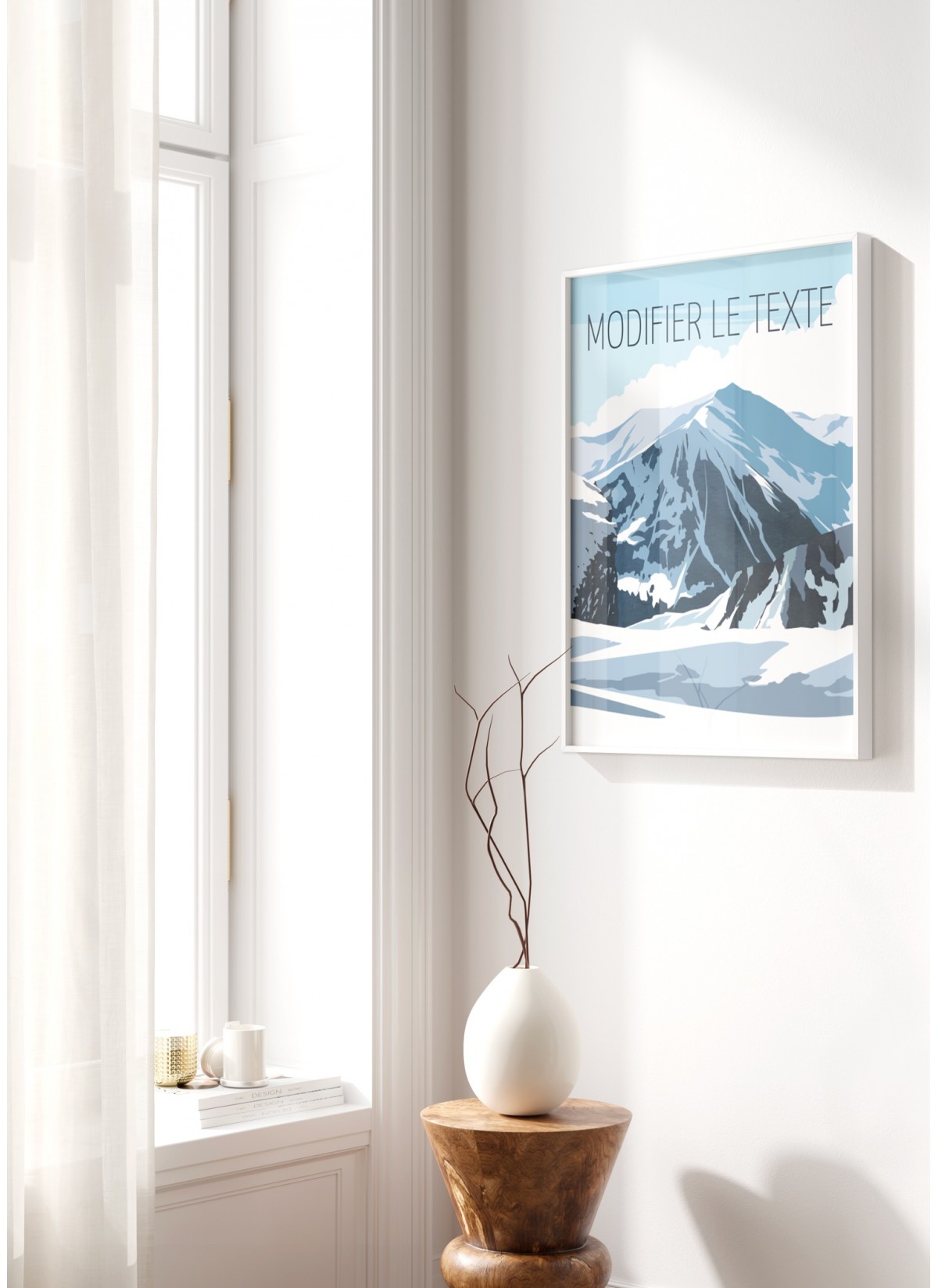 Affiche personnalisée "montagnes" , poster personnalisé |  L’Afficherie