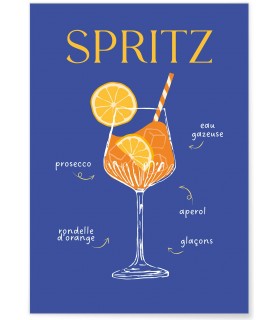 Affiche Cocktail Spritz 2